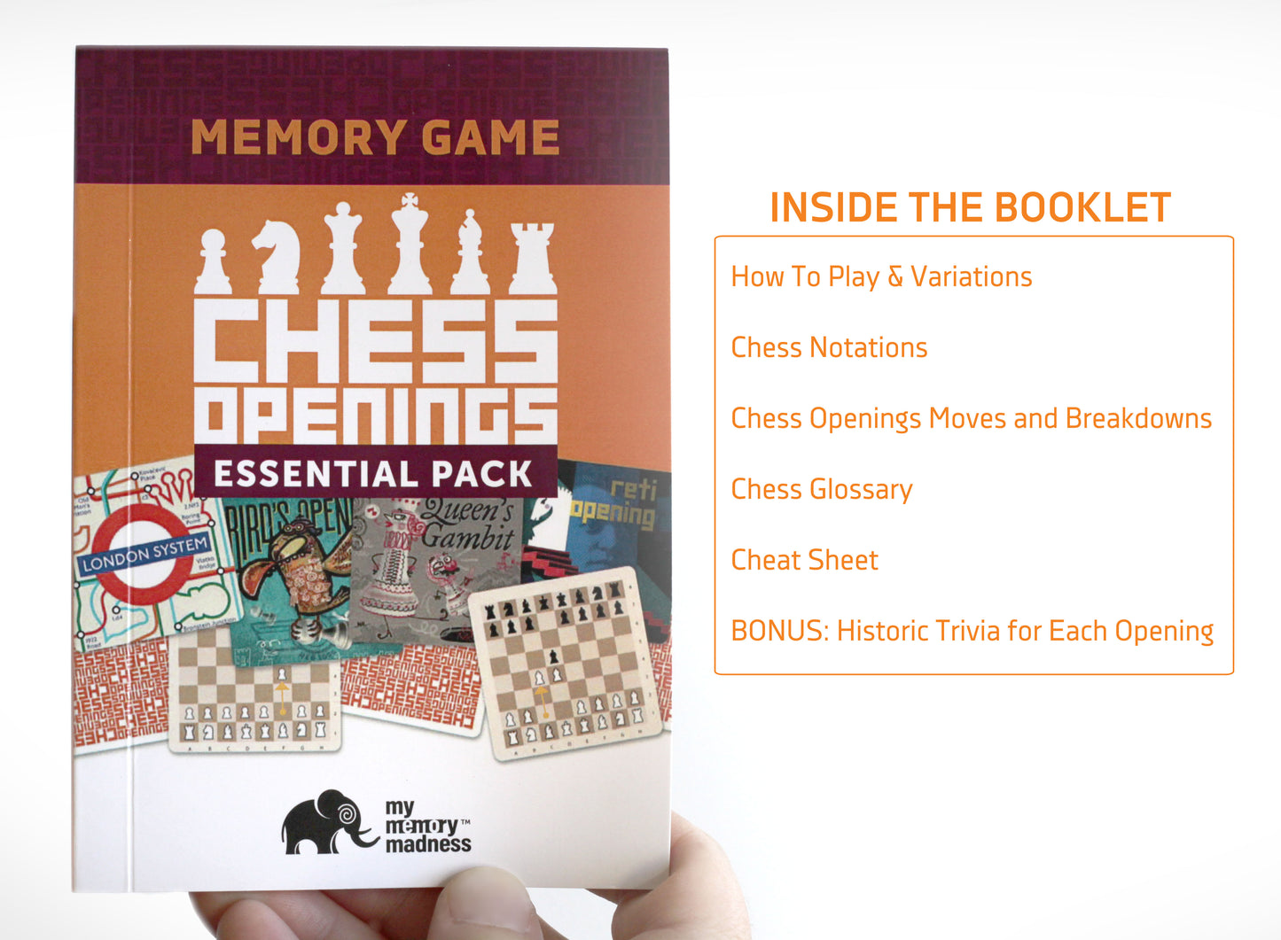 Chess Openings Challenge - Game Tiles & Booklet