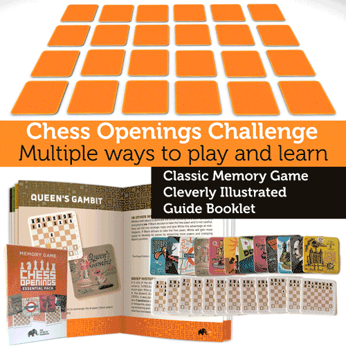 Chess Openings Challenge - Game Tiles & Booklet