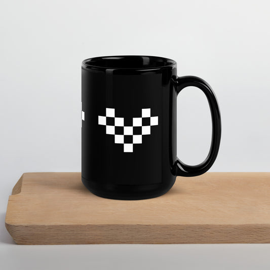 I LOVE GAMES Black Mug