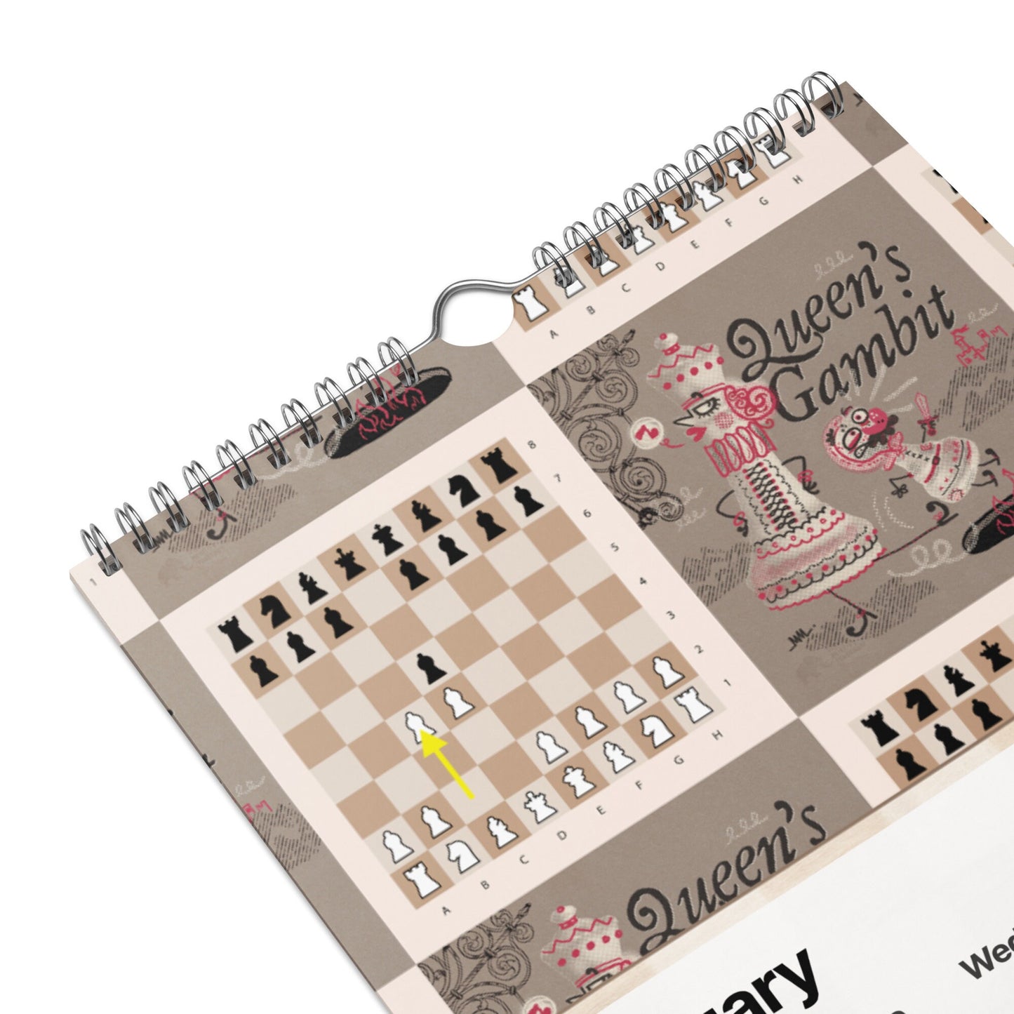 Chess Openings Illustrated Wall calendar (2024)