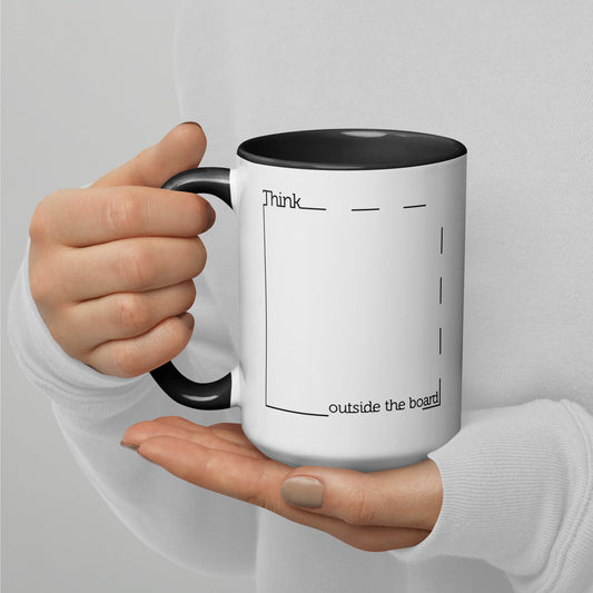 Chess Mug | Think Outside the Board | Chess Pawn